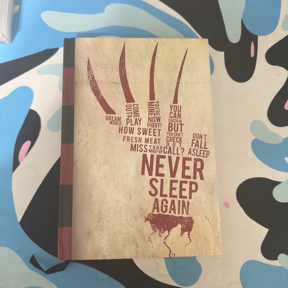 Nightmare on Elm Street hardcover journal